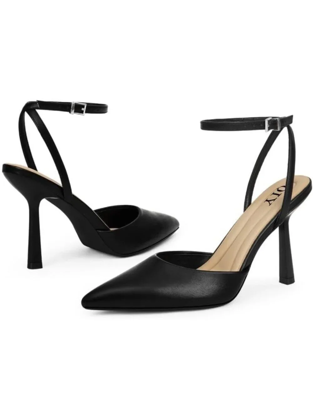 Chic Closed Toe High Heel Pumps for Women - Strappy Sandals for Stylish Comfort